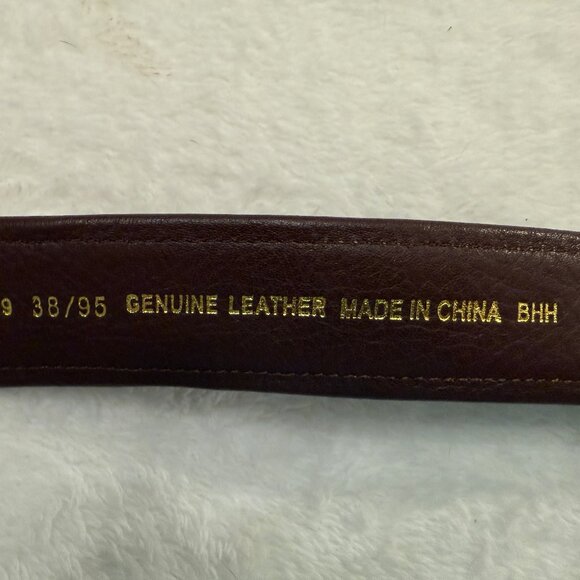 Men's Leather Belt - Picture 2 of 4
